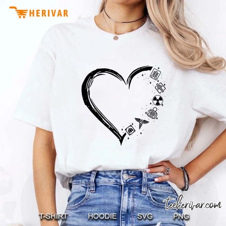 Radiologic Technologist Heart Icon Ladies Tee