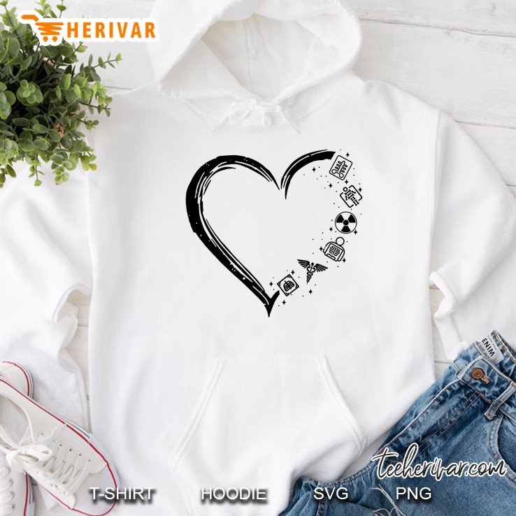 Radiologic Technologist Heart Icon Hoodie