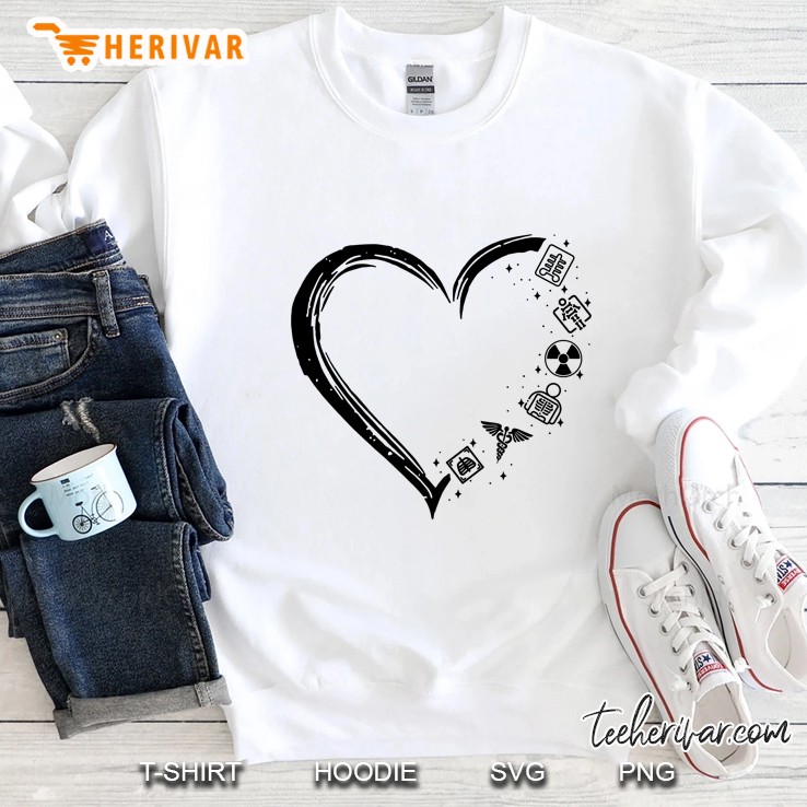 Radiologic Technologist Heart Icon Sweatshirt