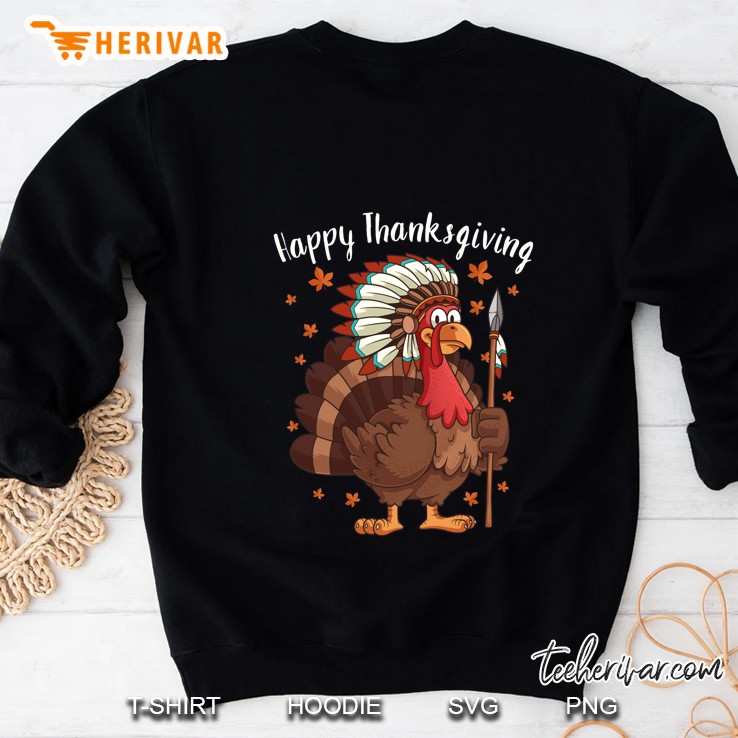 Happy Thanksgiving Native American Turkey Version Sweatshirt