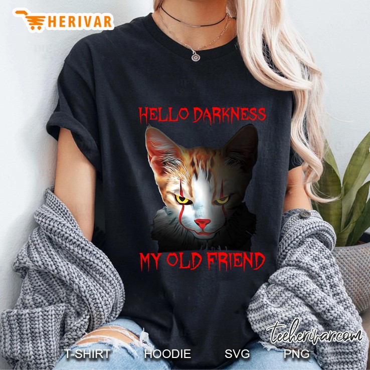 Hello Darkness My Old Friend Pennycat Version Ladies Tee