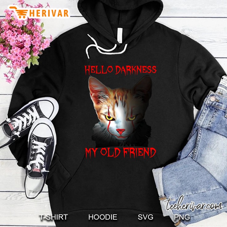 Hello Darkness My Old Friend Pennycat Version Hoodie