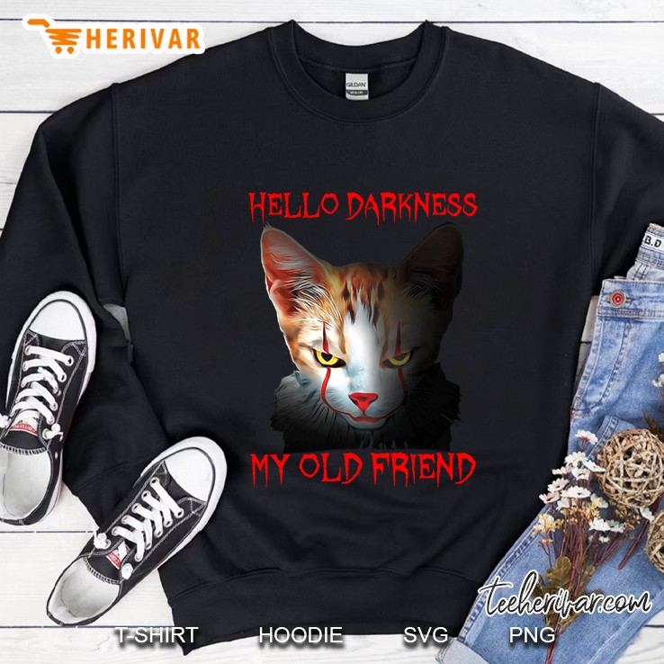 Hello Darkness My Old Friend Pennycat Version Sweatshirt