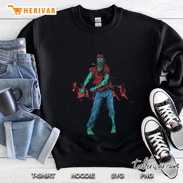 Halloween Zombie Floss Dance Sweatshirt