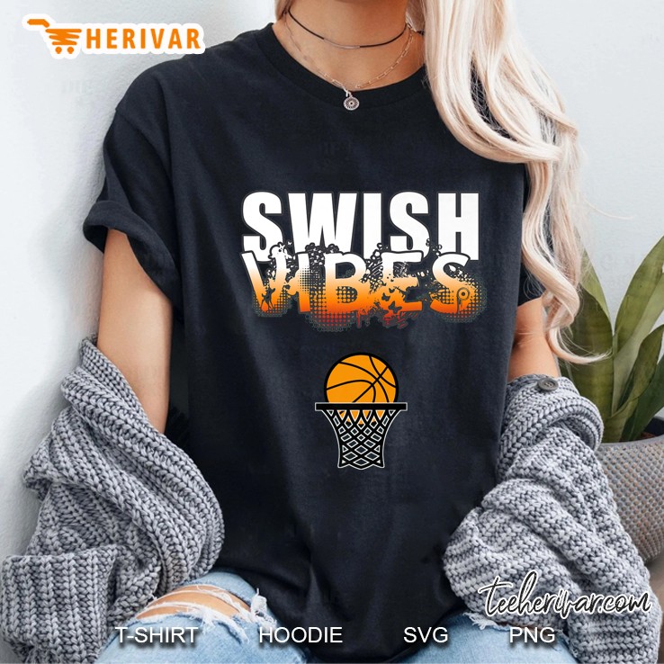Swish Vibes Basketball Version Ladies Tee