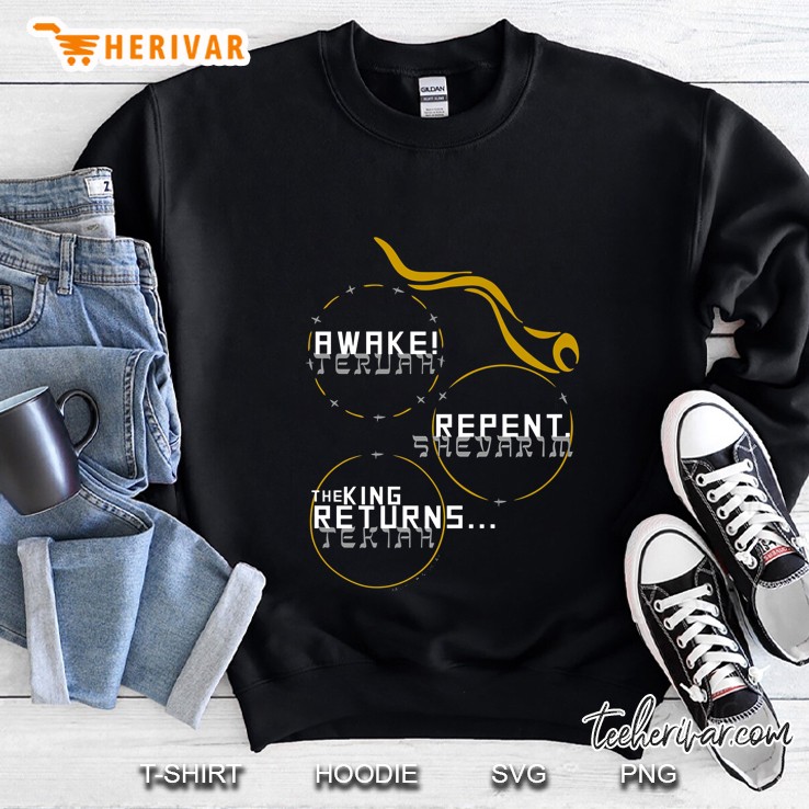 Sound the Shofar Fall Feasts Yom Teruah Day of Trumpets Sweatshirt