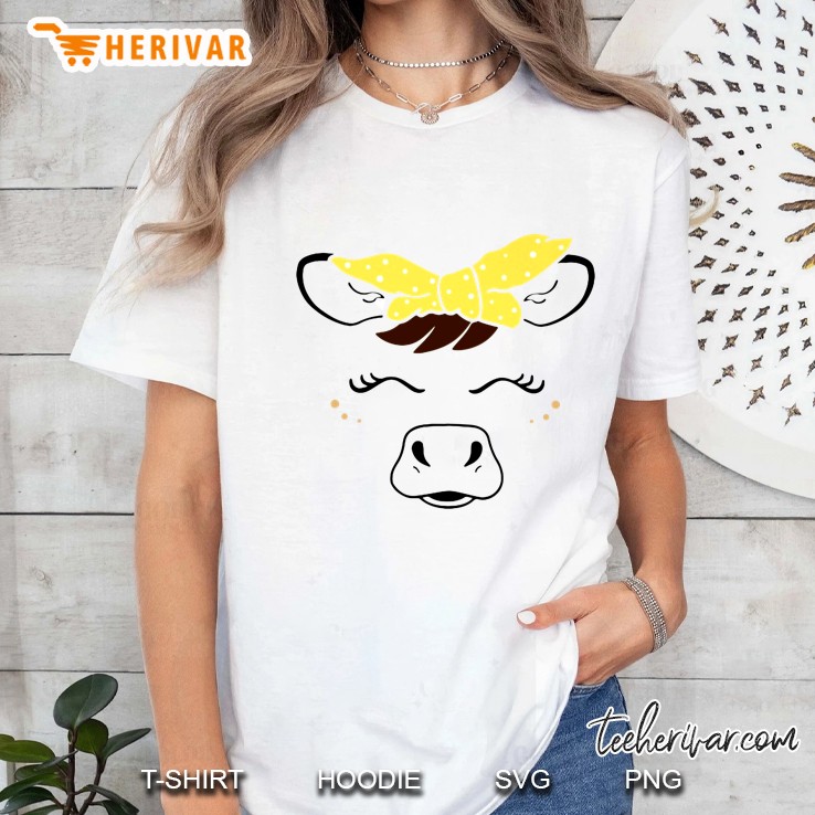 Cattle Cow Girl Badan White Version Ladies Tee