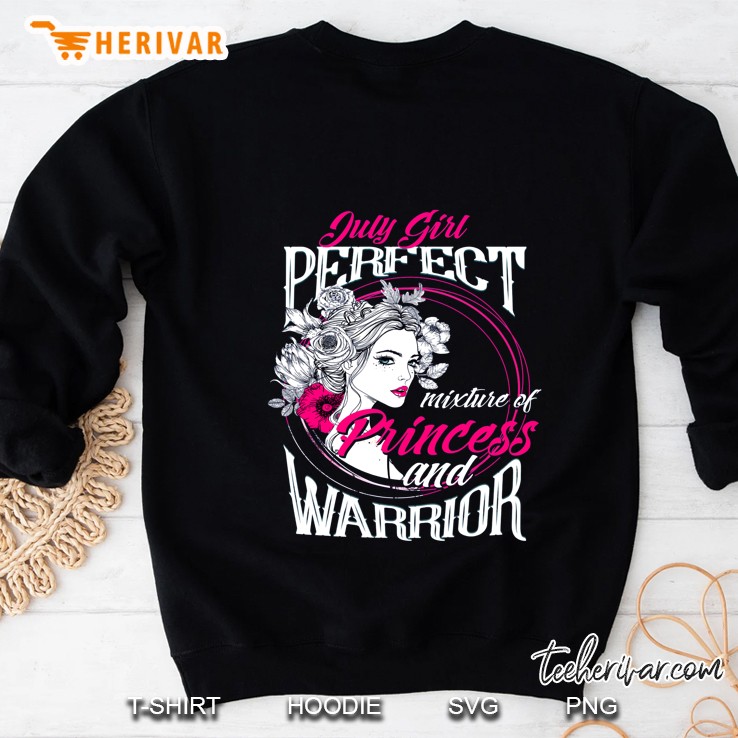 July Girl Perfect Mixture Et Princess And Warrior Sweatshirt