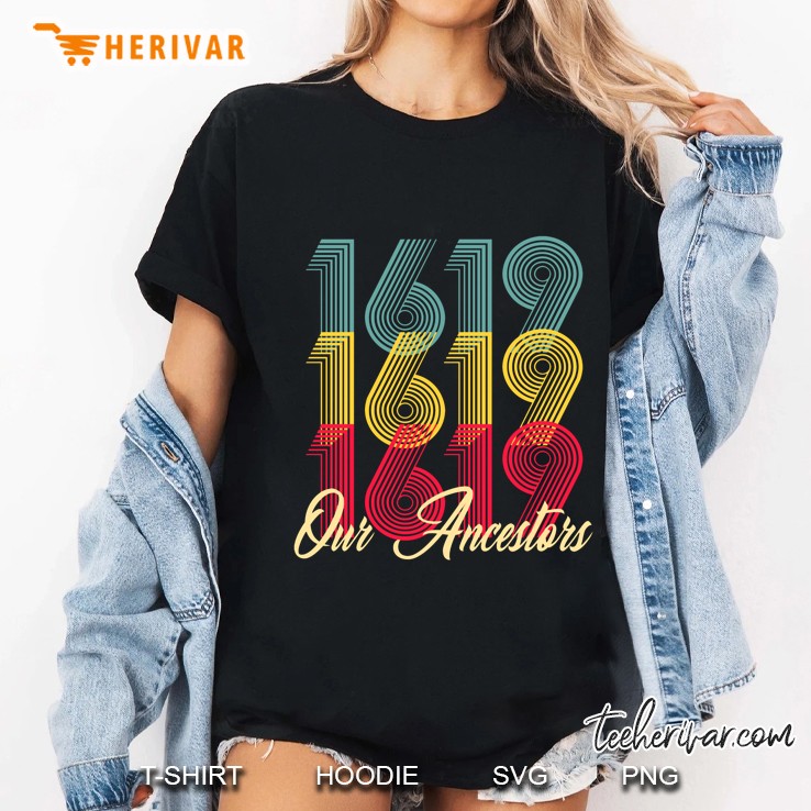 1619 Our Ancestors Vintage Version Ladies Tee