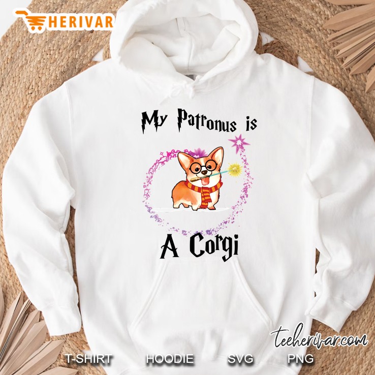 My Patronus Is A Corgi White Version Hoodie