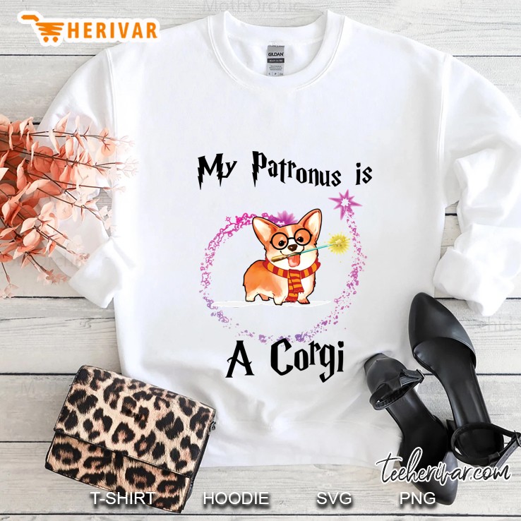My Patronus Is A Corgi White Version Sweatshirt