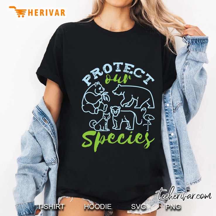 Protect Species Protect Wildlife Ladies Tee