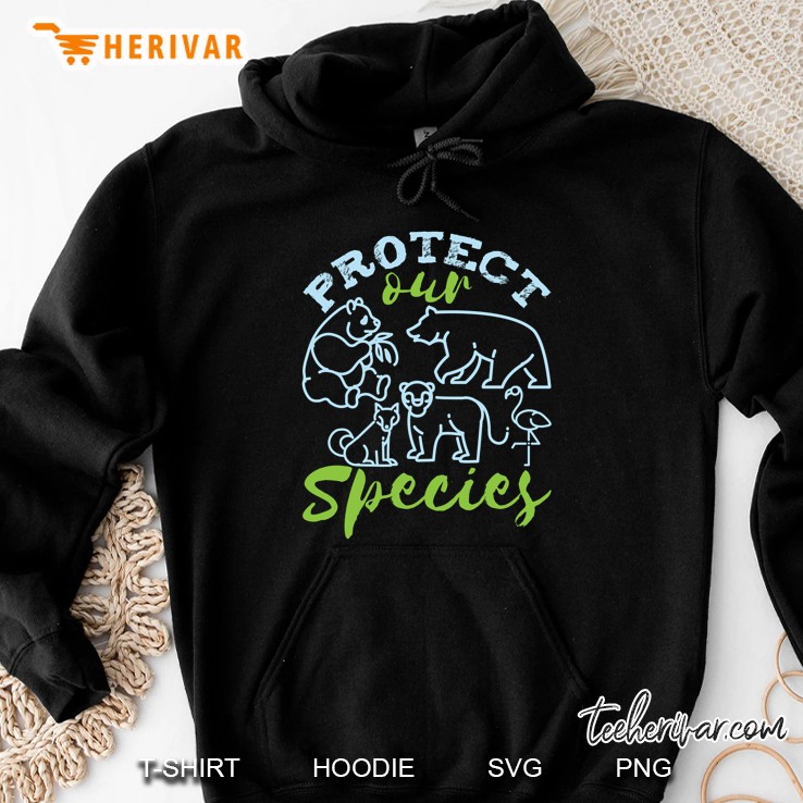 Protect Species Protect Wildlife Hoodie