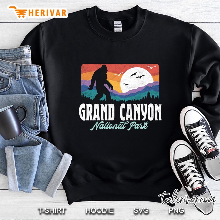 Grand Canyon National Park Bigfoot Version Sweatshirt