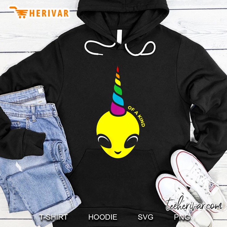 Of A Kind Alien Rainbow Unicorn Hoodie