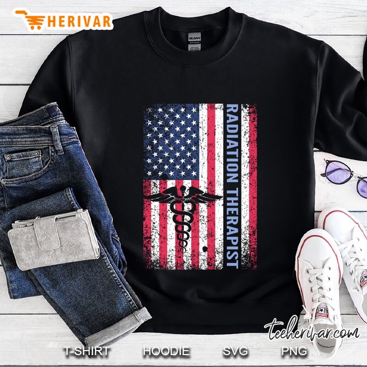 Radiation Therapist American Flag Version Sweatshirt