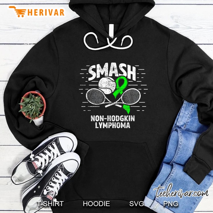 Smash Non Hodgkin Lymphoma Tennis Version Hoodie