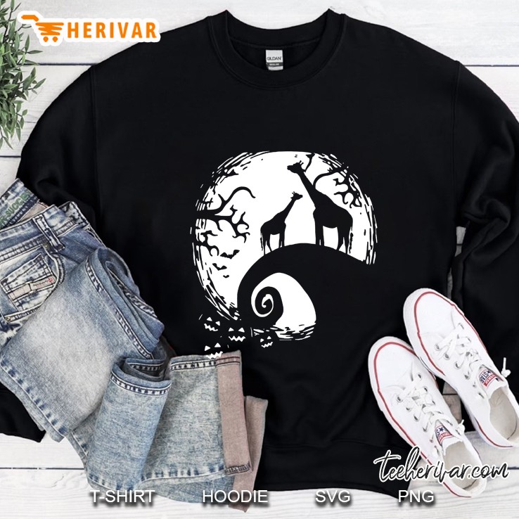 Giraffe Nightmare Before Christmas Halloween Sweatshirt