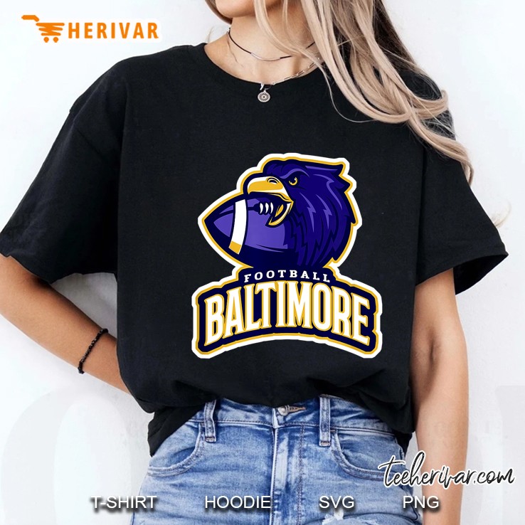 Football Baltimore Ladies Tee