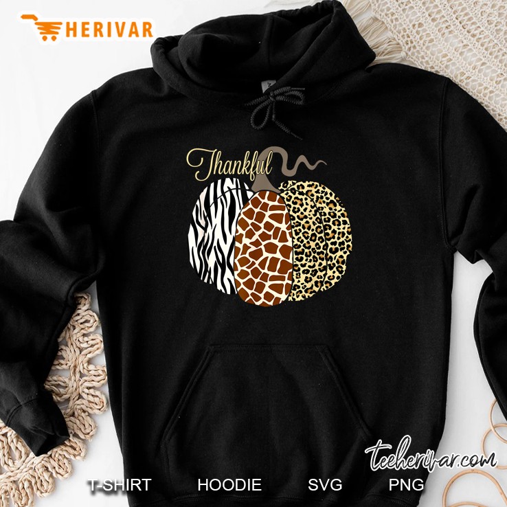 Thankful Leopard Pumpkin Version Hoodie