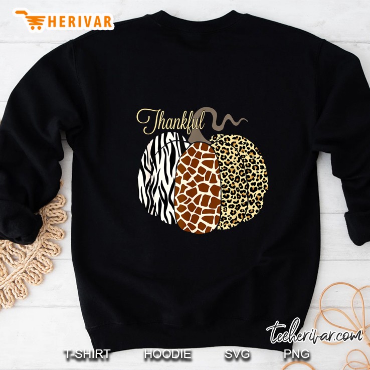 Thankful Leopard Pumpkin Version Sweatshirt