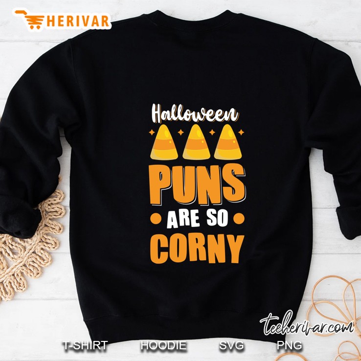 Halloween Puns Are So Corny Sweatshirt