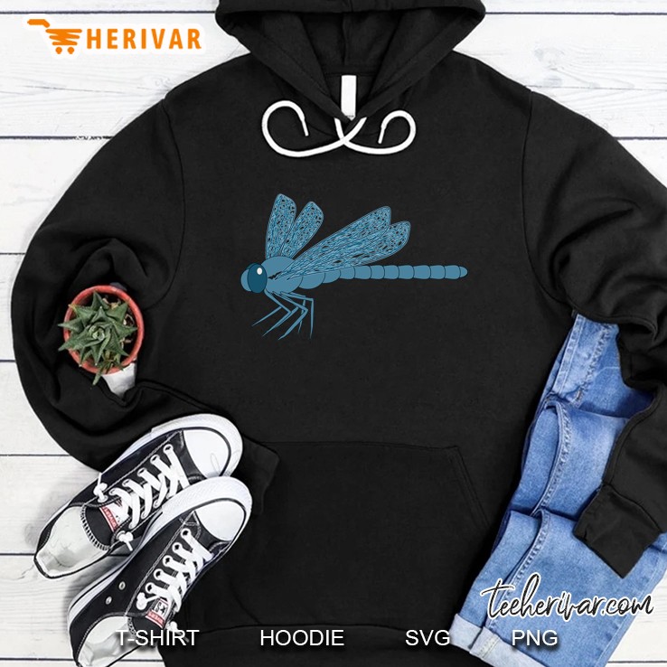 Blue Dragonfly Version Hoodie