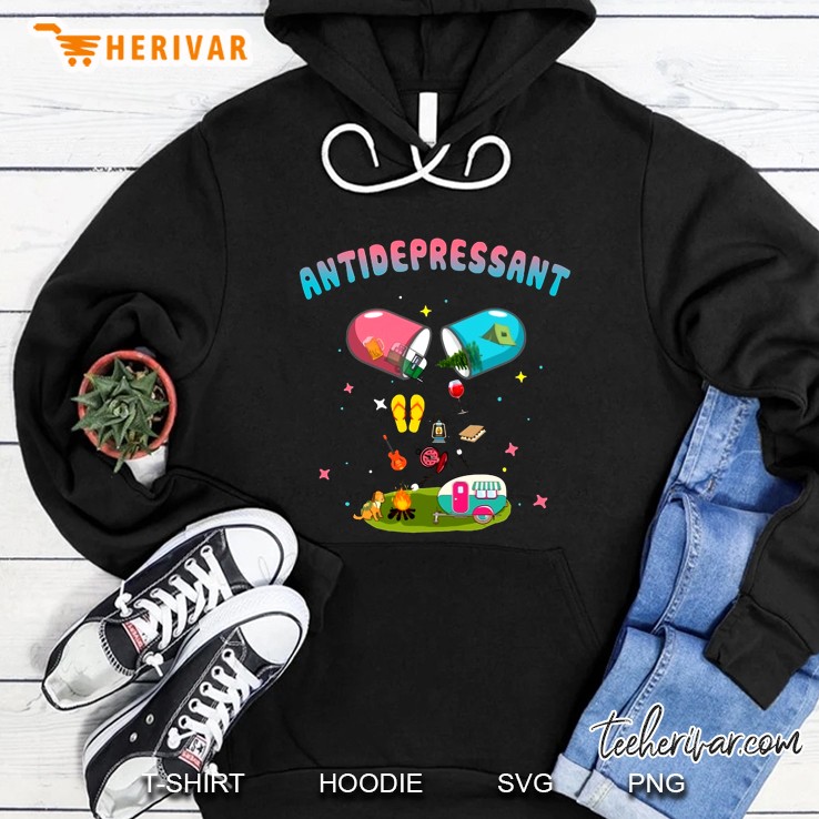 Antidepressant Camping Version Hoodie