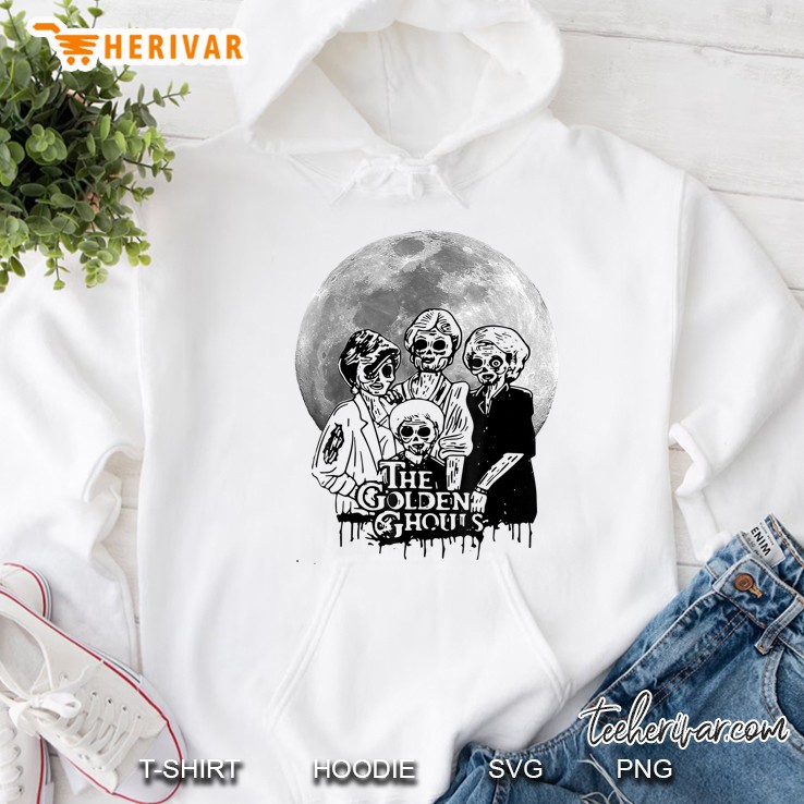 The Golden Ghouls Halloween White Version Hoodie