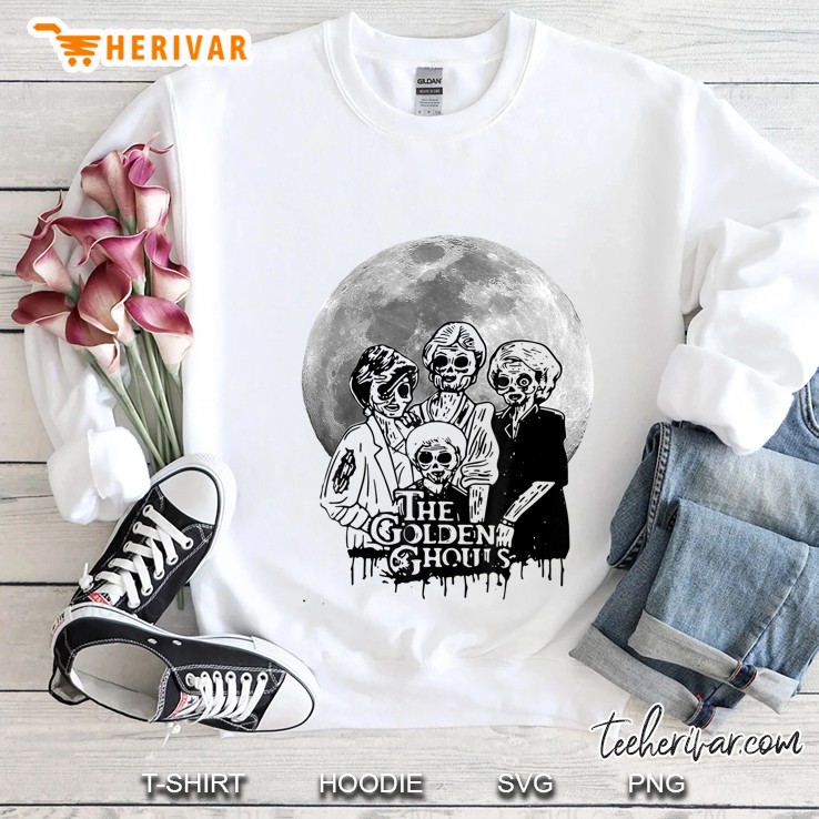 The Golden Ghouls Halloween White Version Sweatshirt