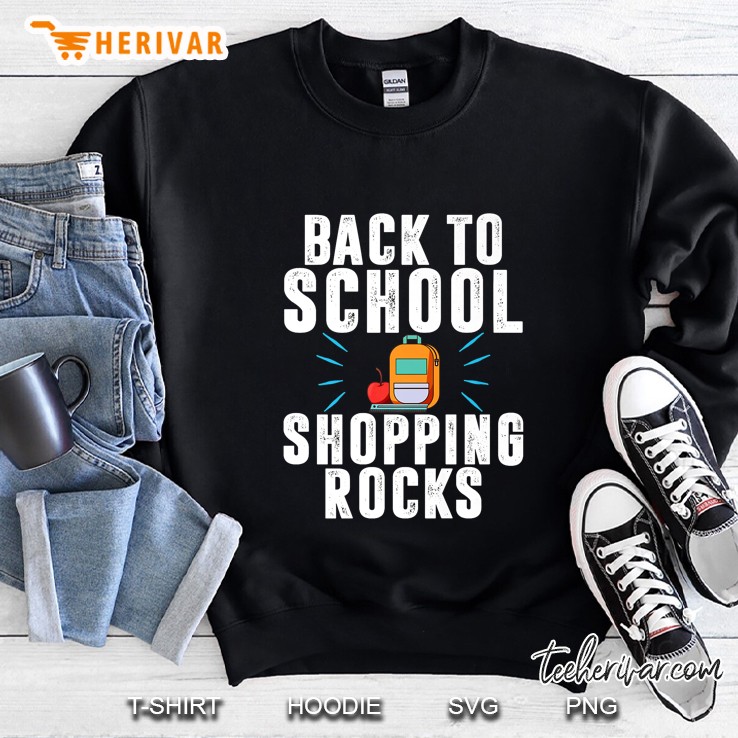 Back To School Shopping Rocks Sweatshirt