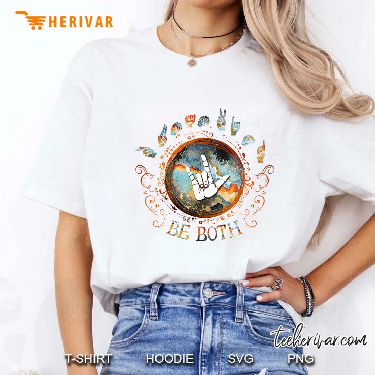 Humankind Be Both American Sign Language Version Ladies Tee