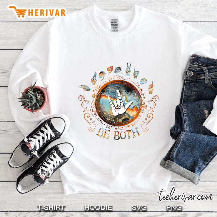 Humankind Be Both American Sign Language Version Sweatshirt