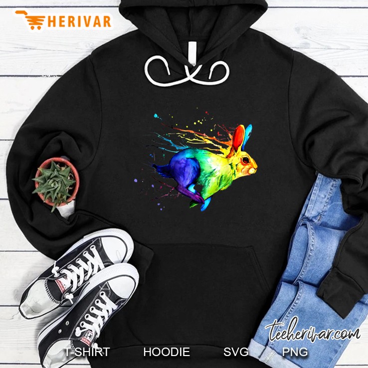 Rabbit Art Bunny Lover Whisperer Hoodie