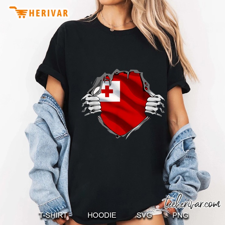 Super Tongan Heritage Tonga Roots Flag Ladies Tee