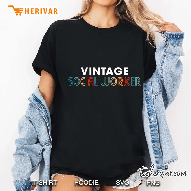 Vintage Social Worker Ladies Tee