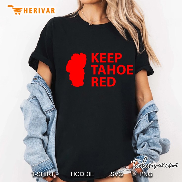 Keep Tahoe Red Ladies Tee