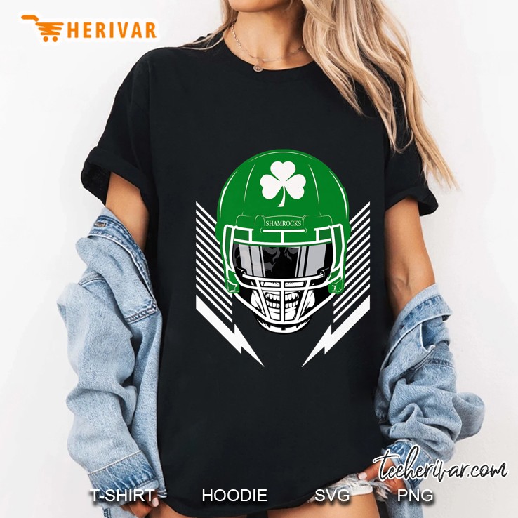 Shamrocks Helmet Football Version Ladies Tee