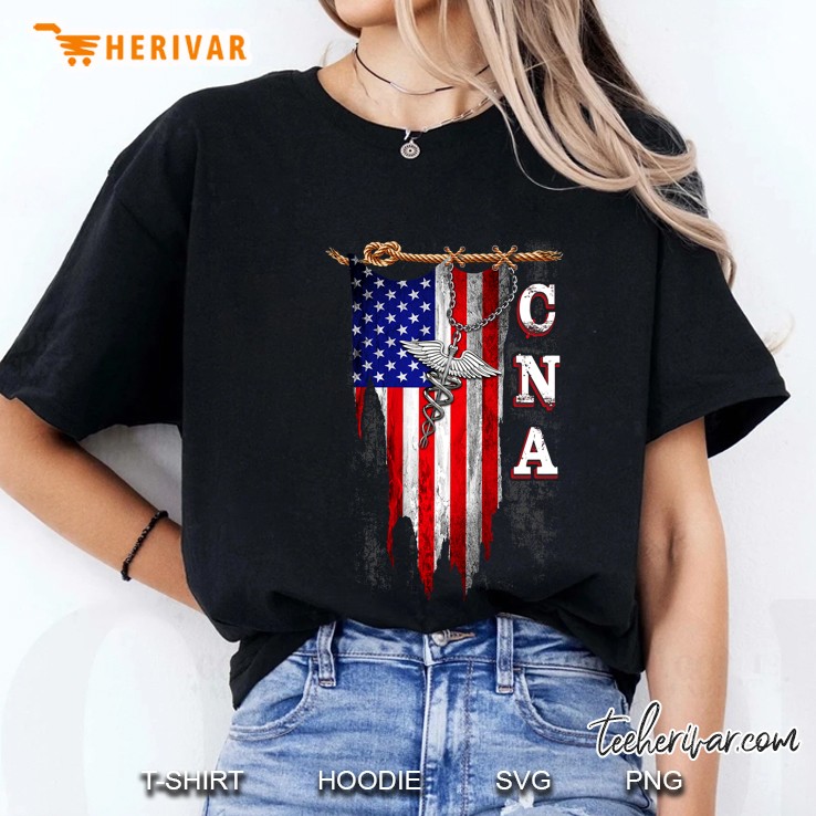 CNA American Flag Version Ladies Tee