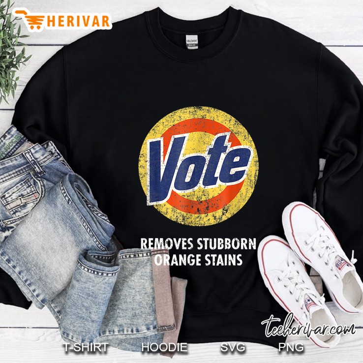 Vote Removes Stubborn Orange Stains Sweatshirt