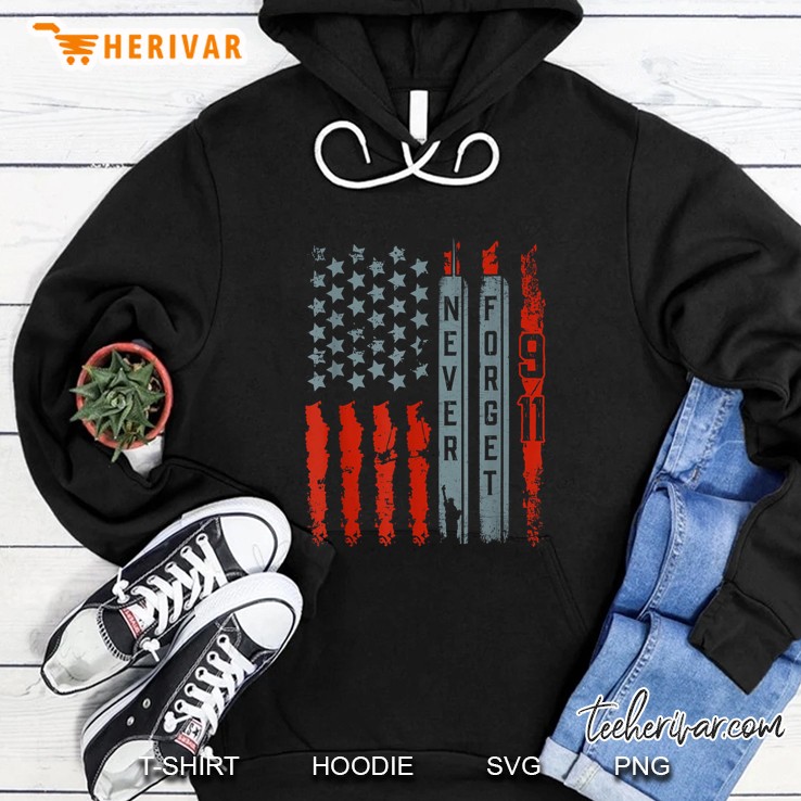 Never Forget 9/11 Twin Towers Hoodie