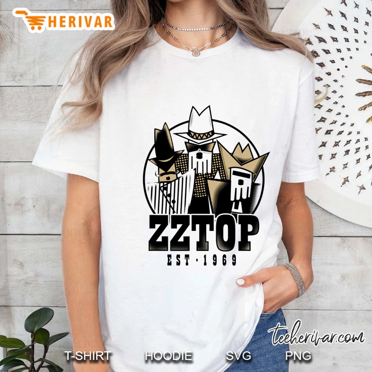 ZZ Top 2019 Tour White Version Ladies Tee