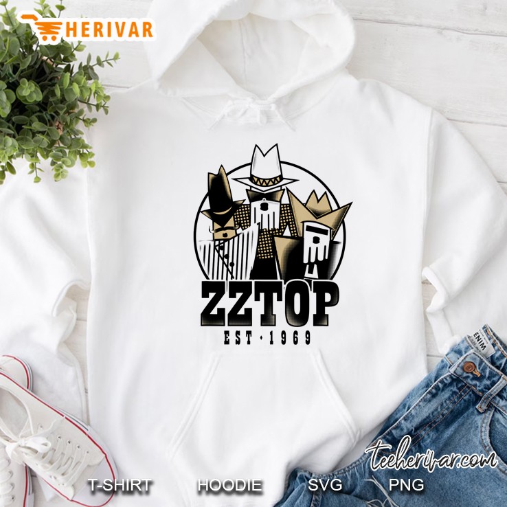ZZ Top 2019 Tour White Version Hoodie