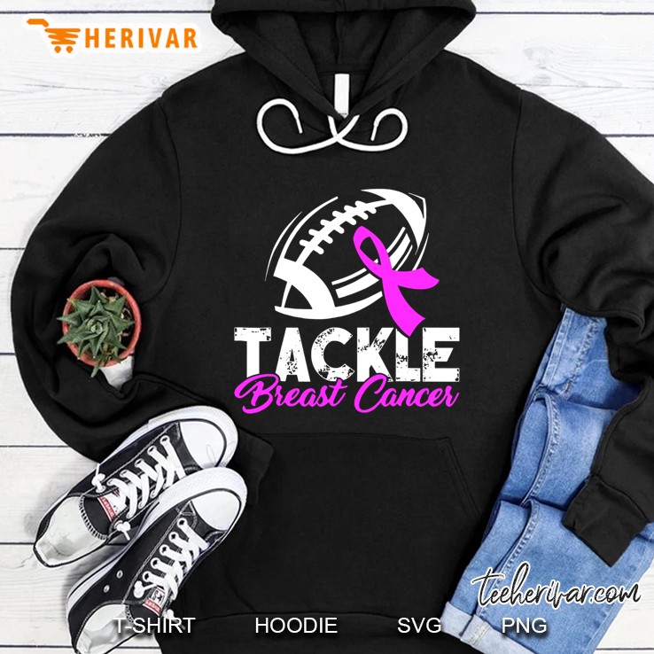 Tackle Breast Cancer Football Version Hoodie