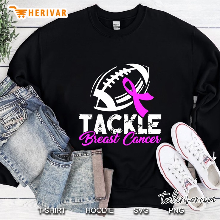 Tackle Breast Cancer Football Version Sweatshirt