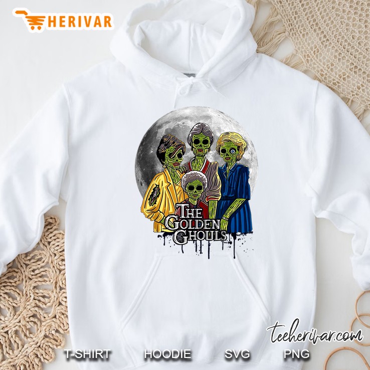 The Golden Ghouls Halloween White Version2 Hoodie