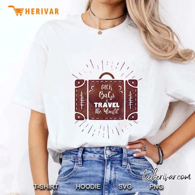 Pick Bags & Travel The World Ladies Tee