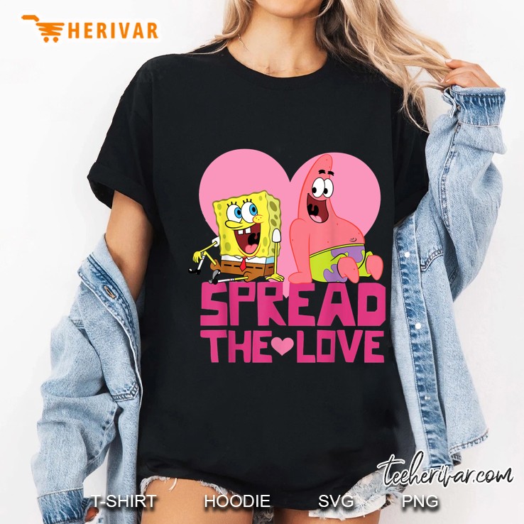 Spread The Love SpongeBob SquarePants Version Ladies Tee