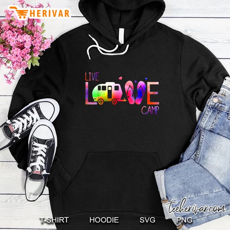 Live Love Camp Colorful Version Hoodie