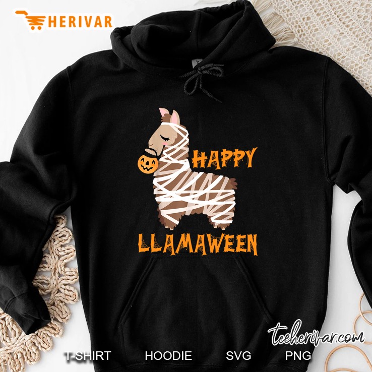 Happy Llamaween Llama Halloween Hoodie